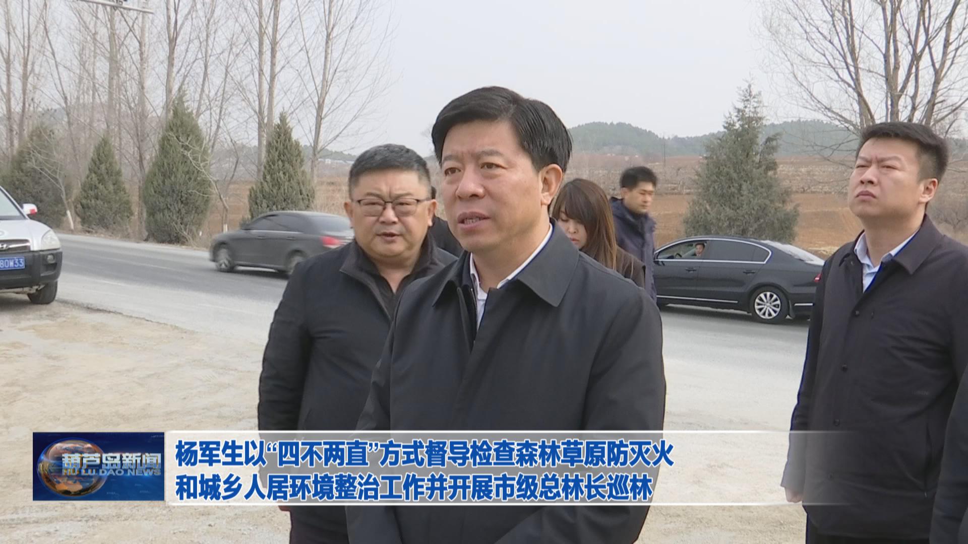 楊軍生以“四不兩直”方式督導檢查森林草原防滅火和城鄉人居環境整治工作并開展市級總林長巡林
